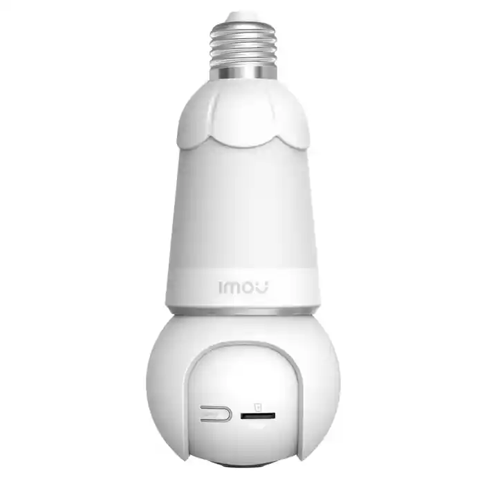 Dahua imou WiFi PT Bulb Camera 5MP | 3K UHD Image Easy Installation | Panoramic Pan & Tilt Powered by IMOU SENSE